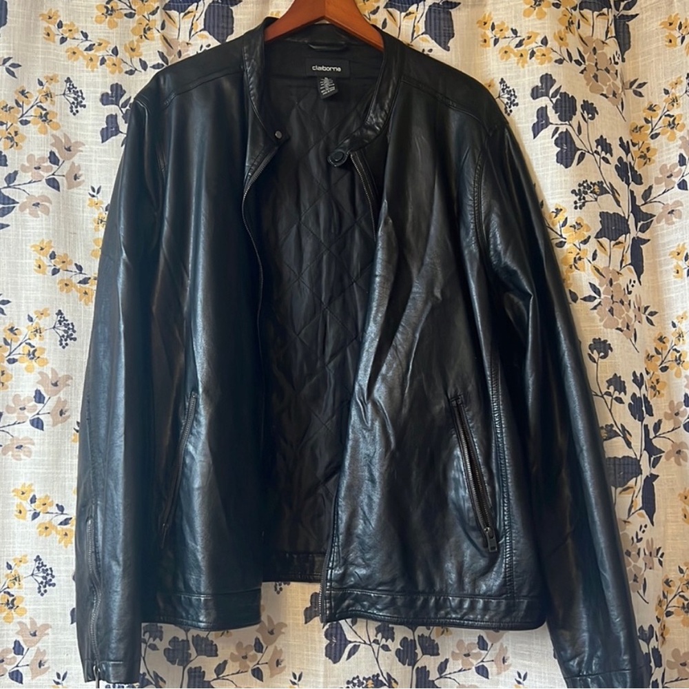 Men’s Leather Liz Claiborne Jacket